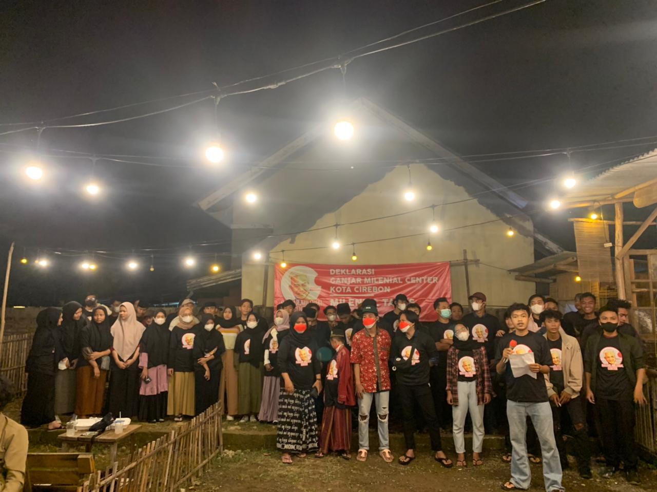 Ganjar Milenial Center (GMC) di Jawa Barat mendeklarasikan dukungan kepada Gubernur Jawa Tengah Ganjar Pranowo untuk maju sebagai calon pres