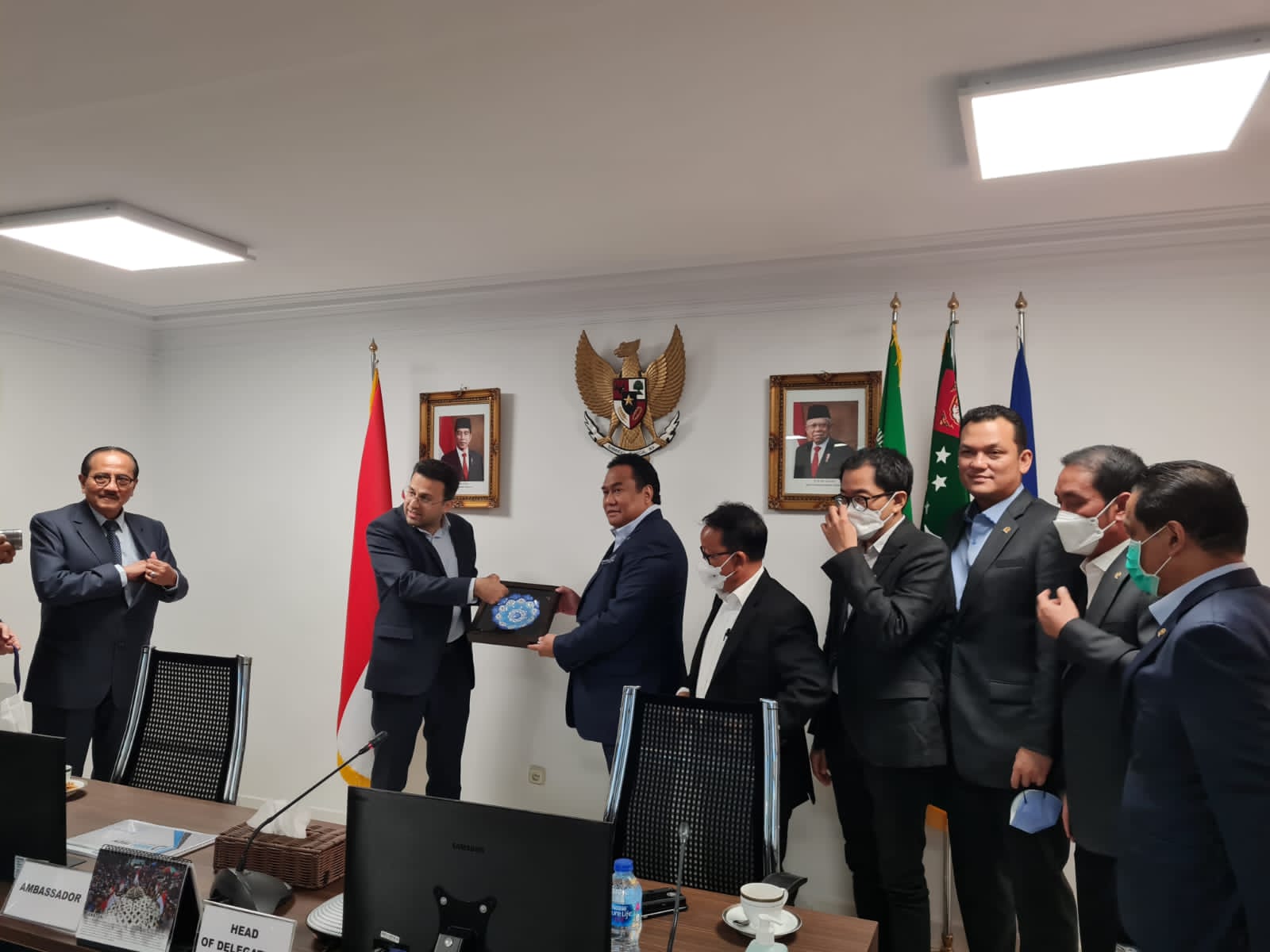Wakil Ketua DPR RI Rachmat Gobel memimpin delegasi. Muhibah ke Taheran, Iran. 