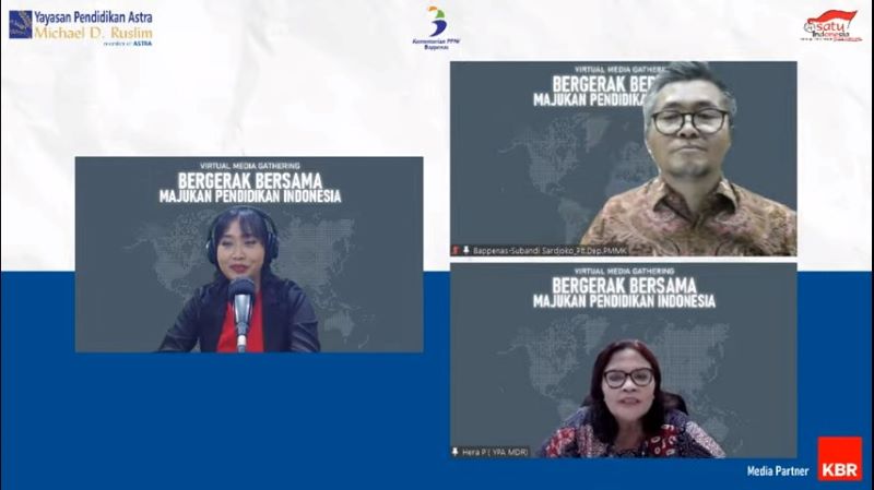 Virtual Media Gathering Yayasan Pendidikan Astra-Michael D Ruslim (YPA-MDR) PT Astra International Tbk, Rabu (25/5). 