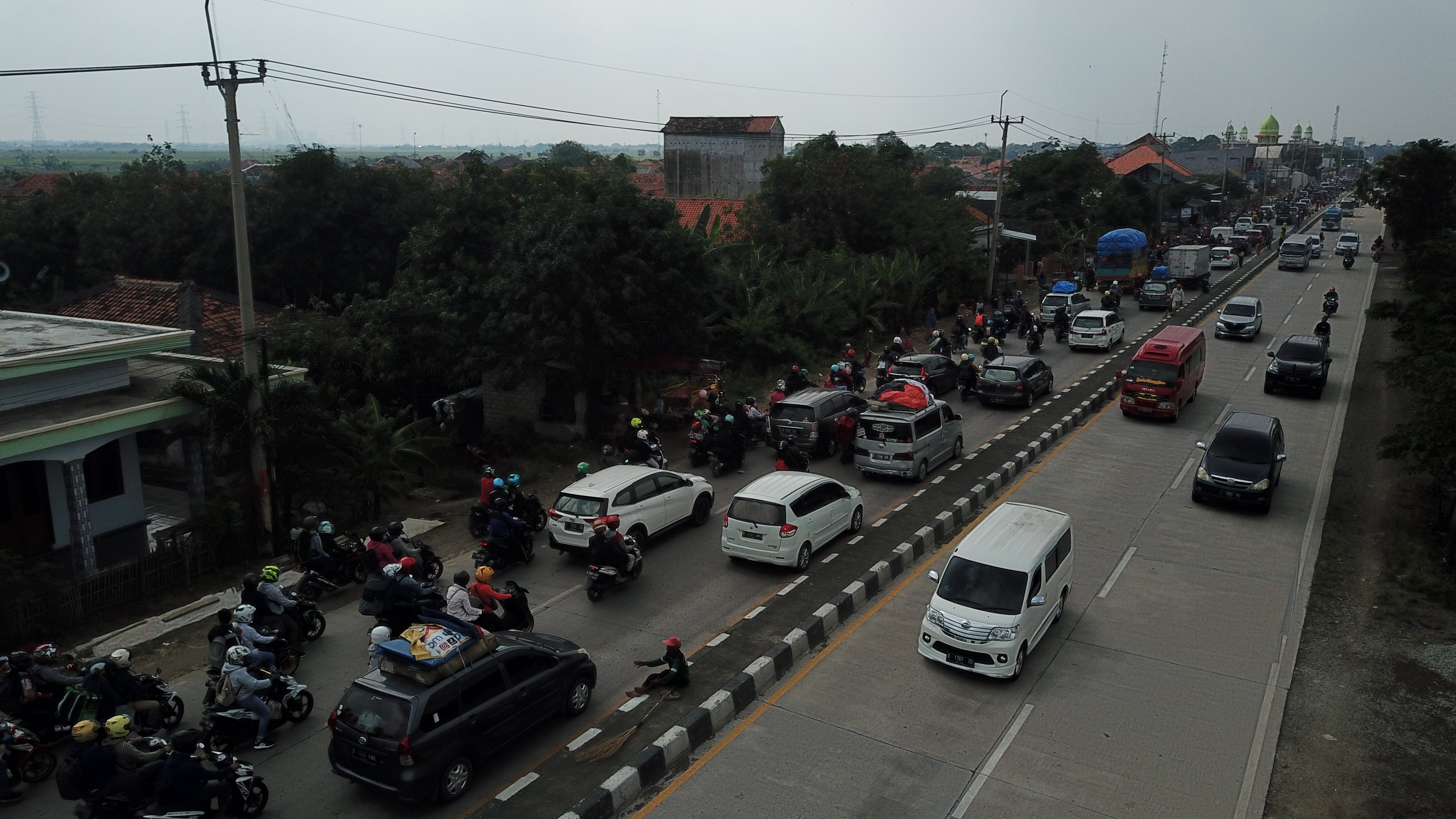 Ilustrasi arus mudik