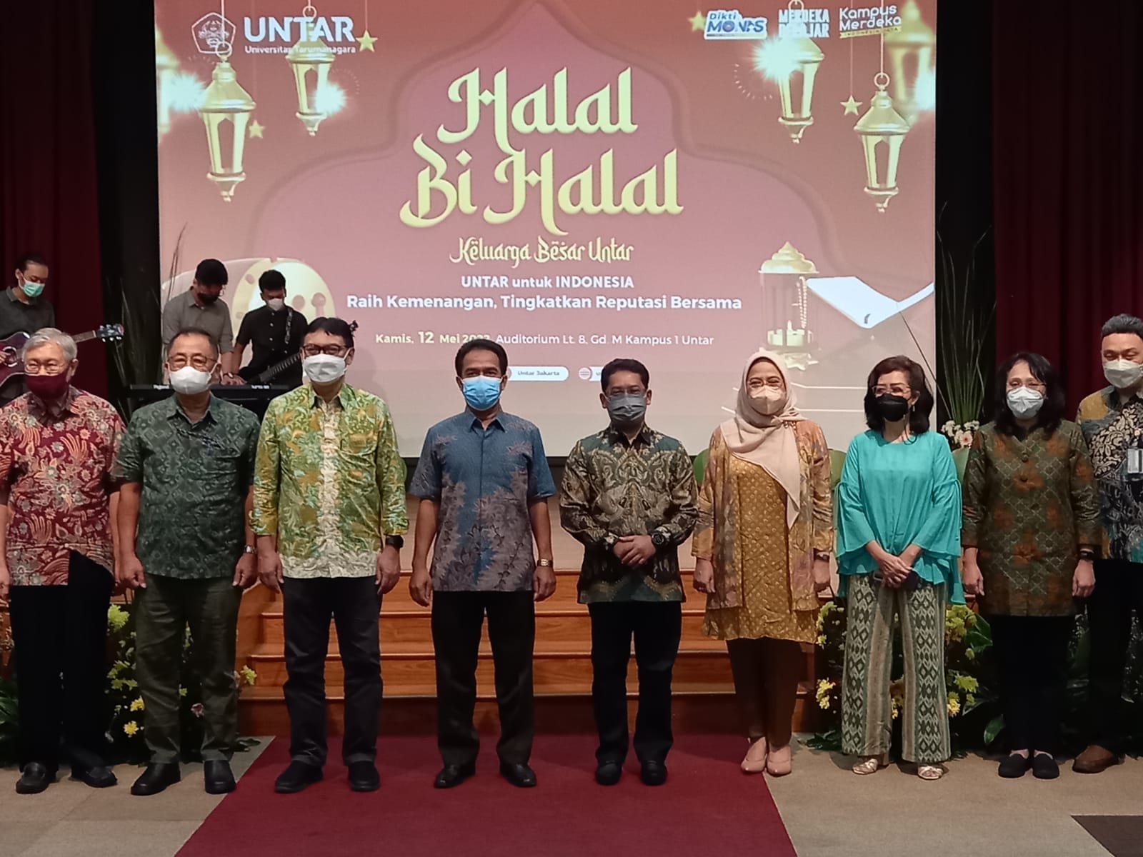 Silaturahmi dan Halal bi halal yang digelar Untar memperingatai Hari raya Idul Fitri