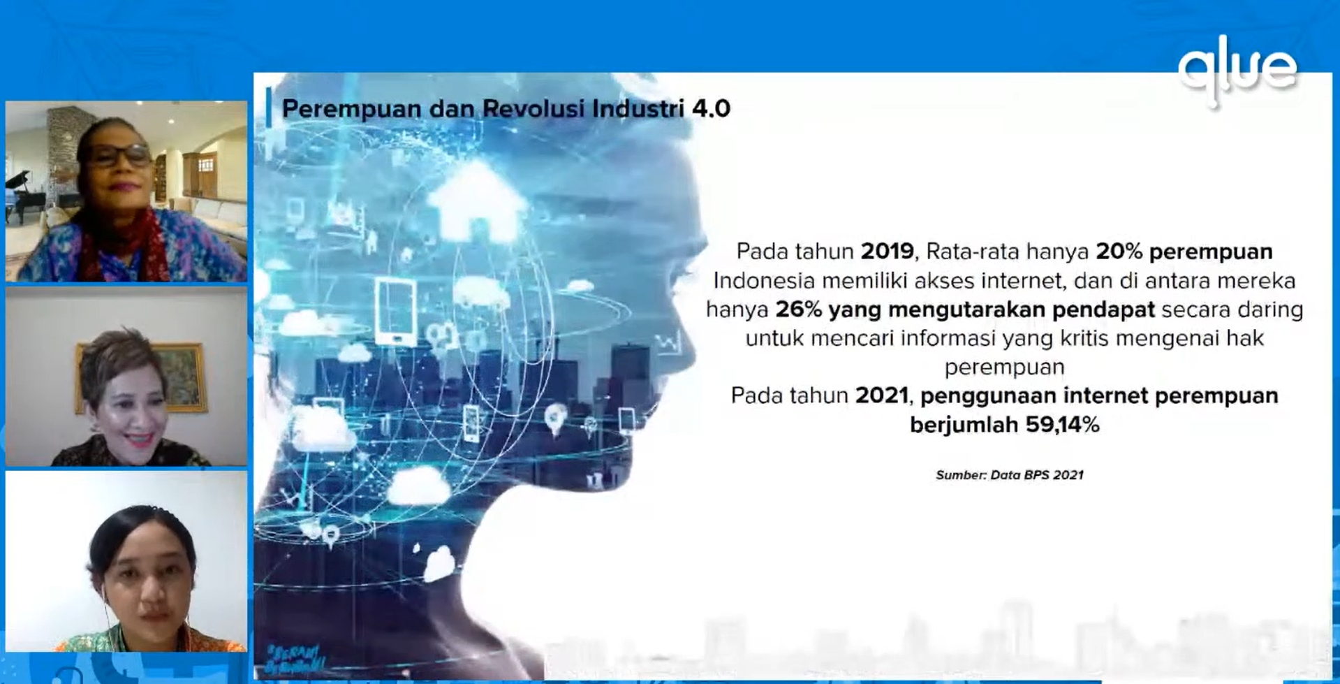 Diskusi KOta Pintar Inklusif bagi Perempuan yang digelar QLue dan Komnas Perempuan