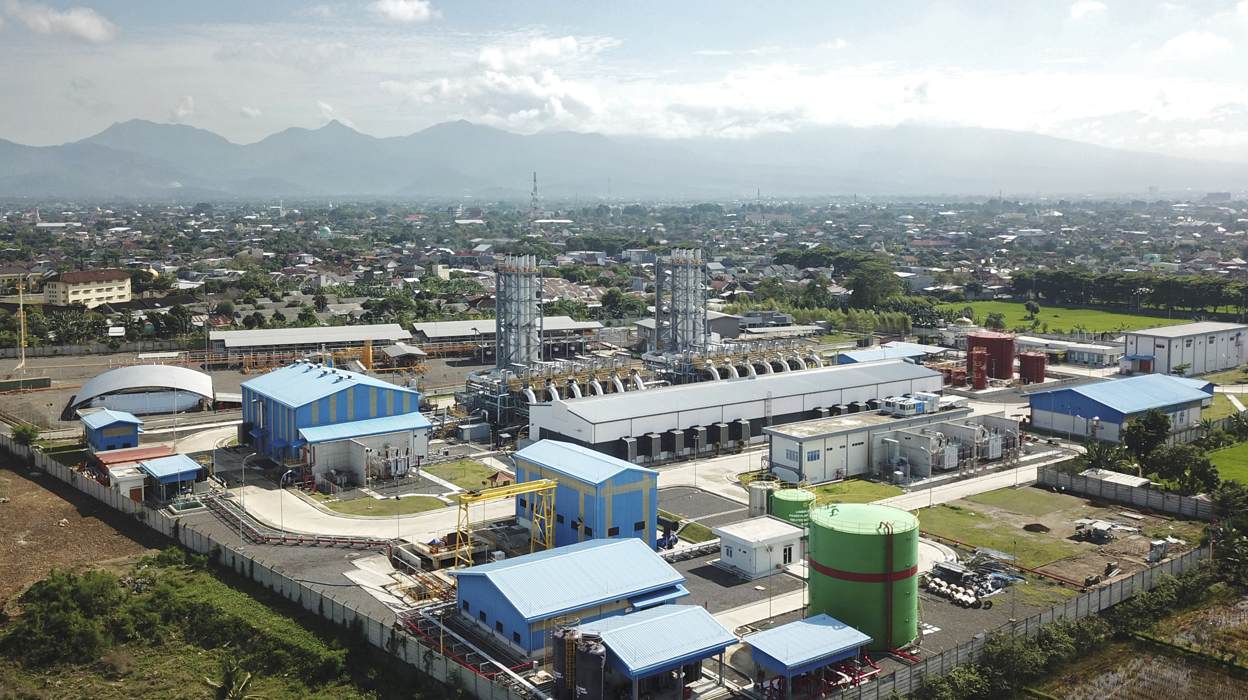 Ilustrasi Pembangkit Listrik Tenaga gas dan Uap