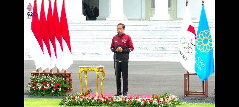 Presiden lepas atlet SEA Games