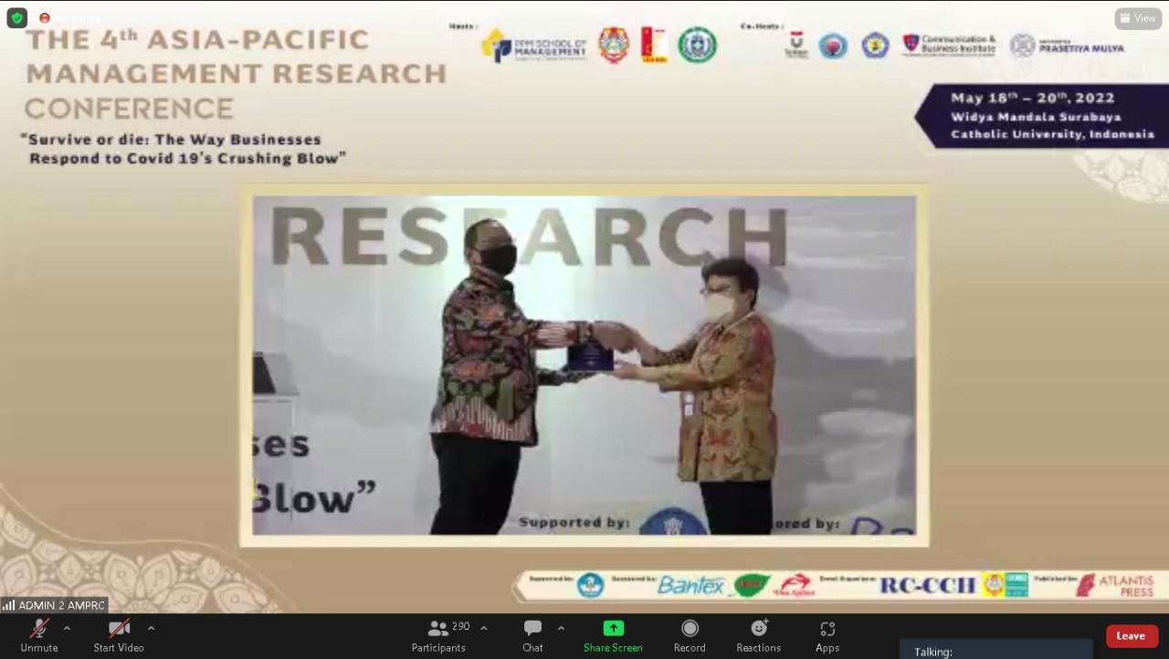 PPM School of Management (PPM SoM) menggelar The 4th Asia-Pacific Management Research Conference (APMRC).