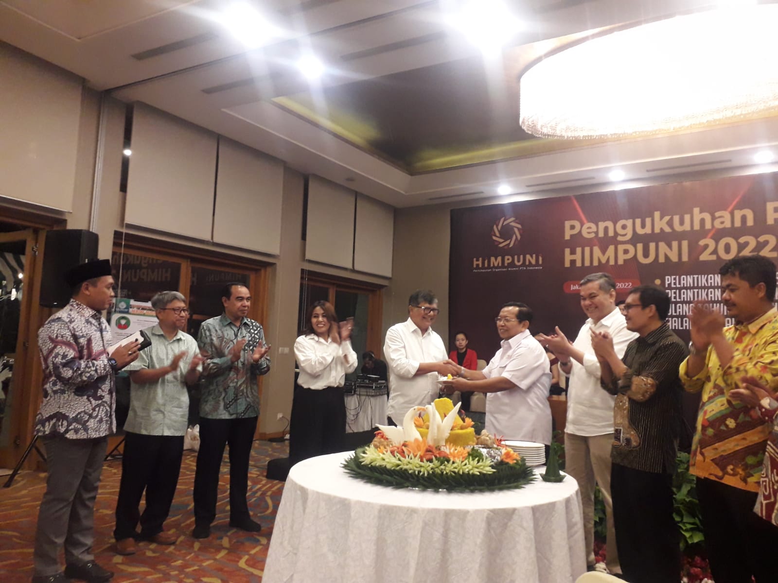 Pelantikan Presidium, Badan Eksekutif dan Badan Pekerja Himpuni di Damai Indah Golf, Penjaringan, Jakarta.