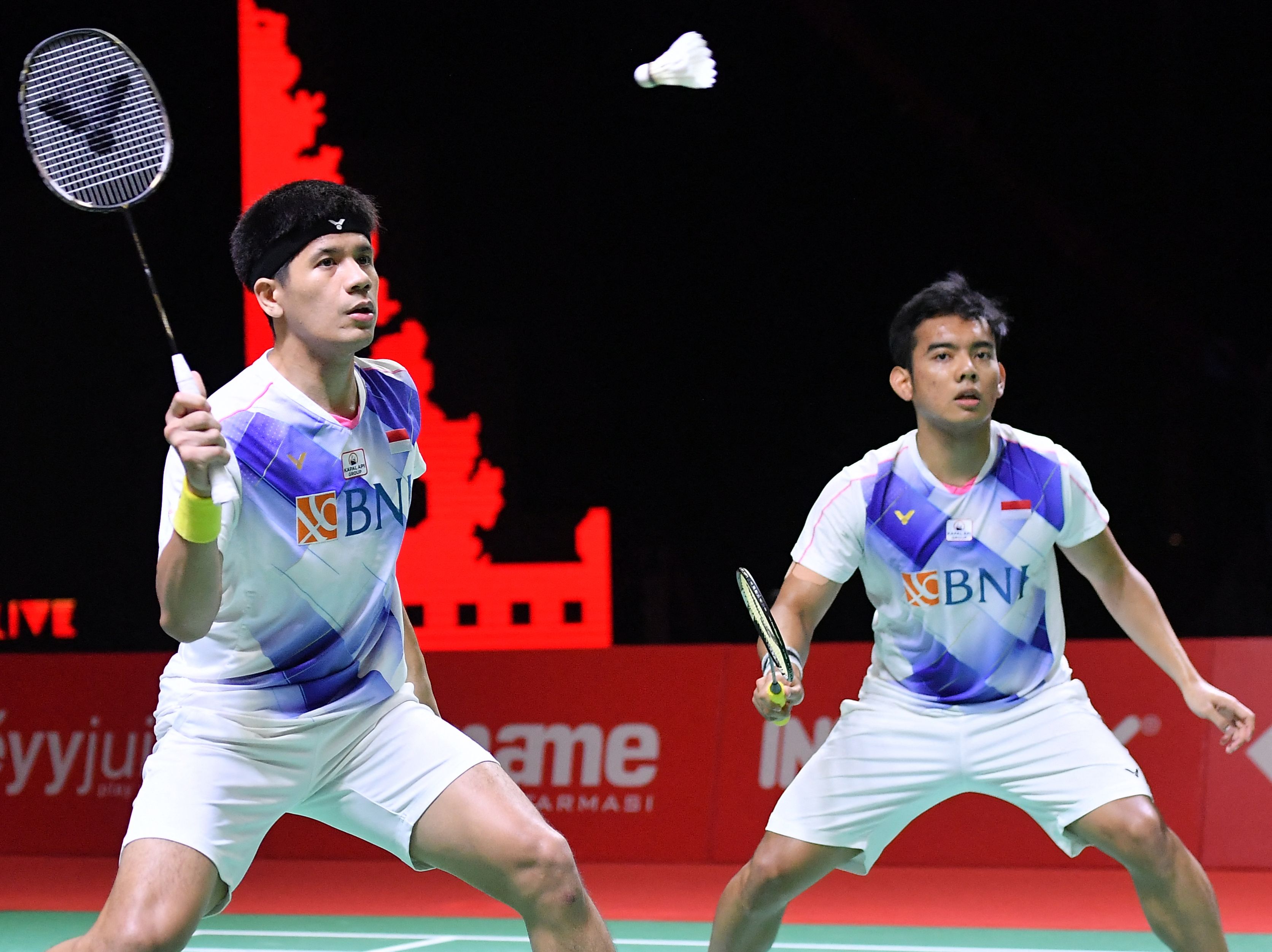 Pasangan ganda putra Indonesia Pramudya Kusumawardana/Yeremia Erich Yoche Yacob Rambitan