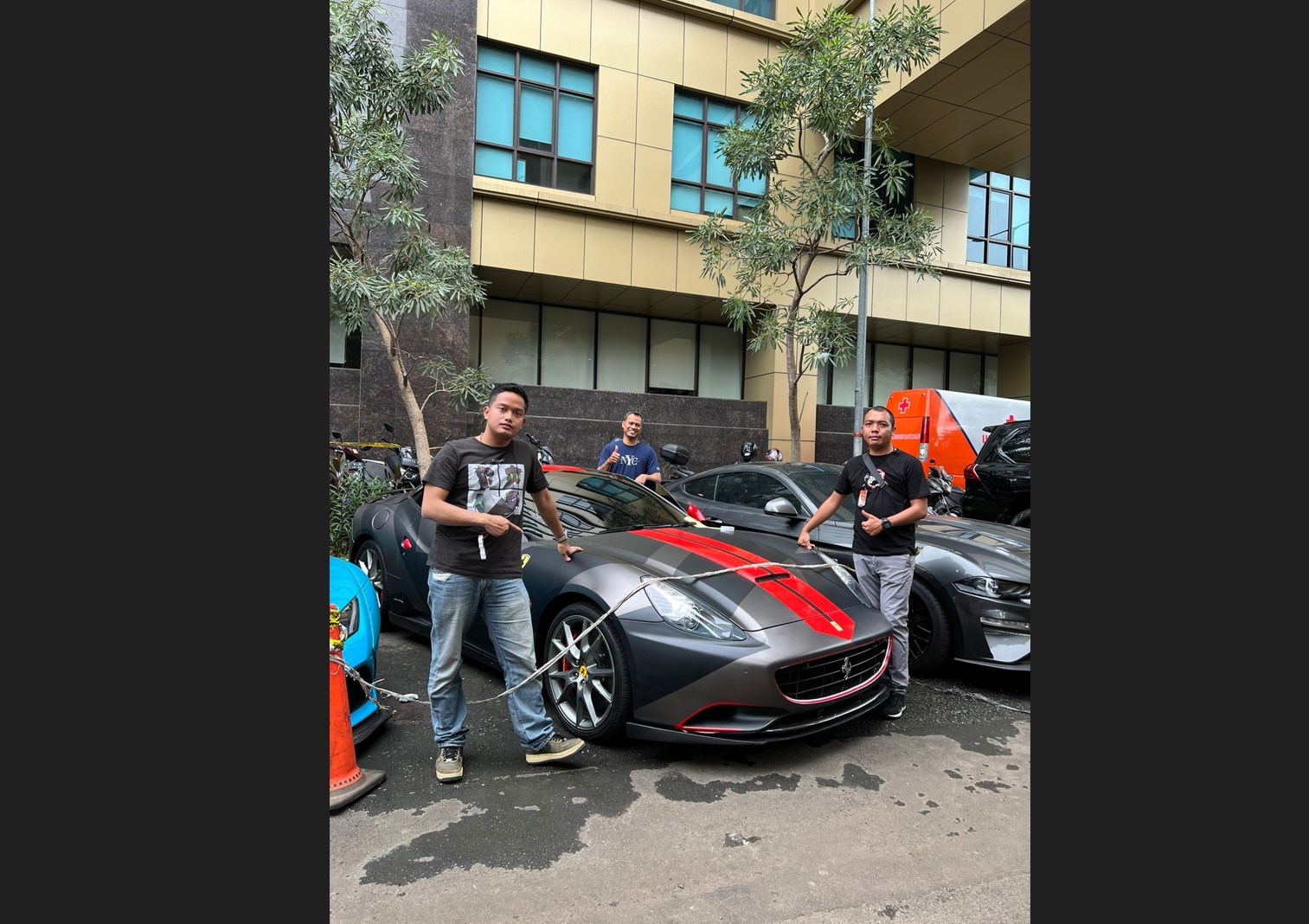 Ferrari milik Indra Kenz di Bareskrim