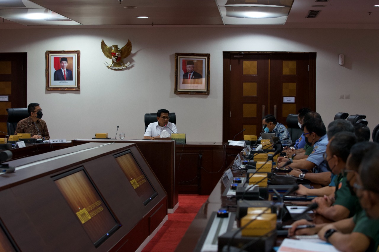 Rakor tentang pemberian kebijakan khusus penarikan sisa saldo PNBP faskes TNI