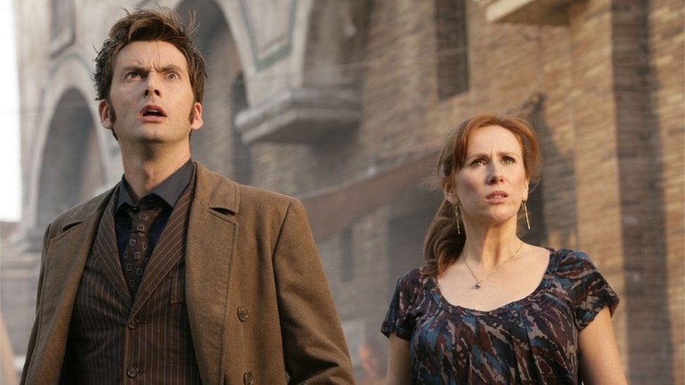 David Tennant dan Catherine Tate dalam serial Doctor Who