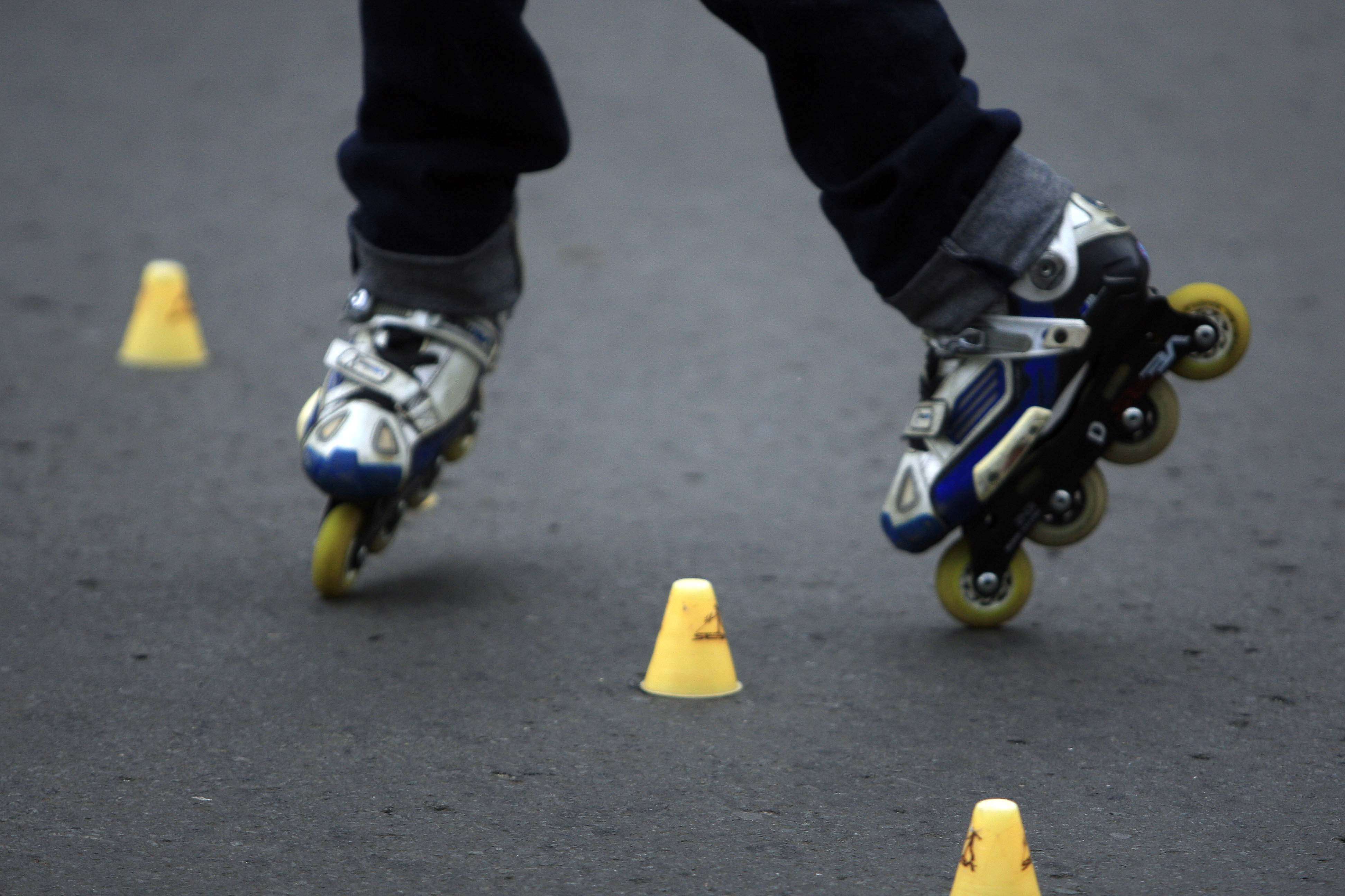 Ilustrasi pesepatu roda