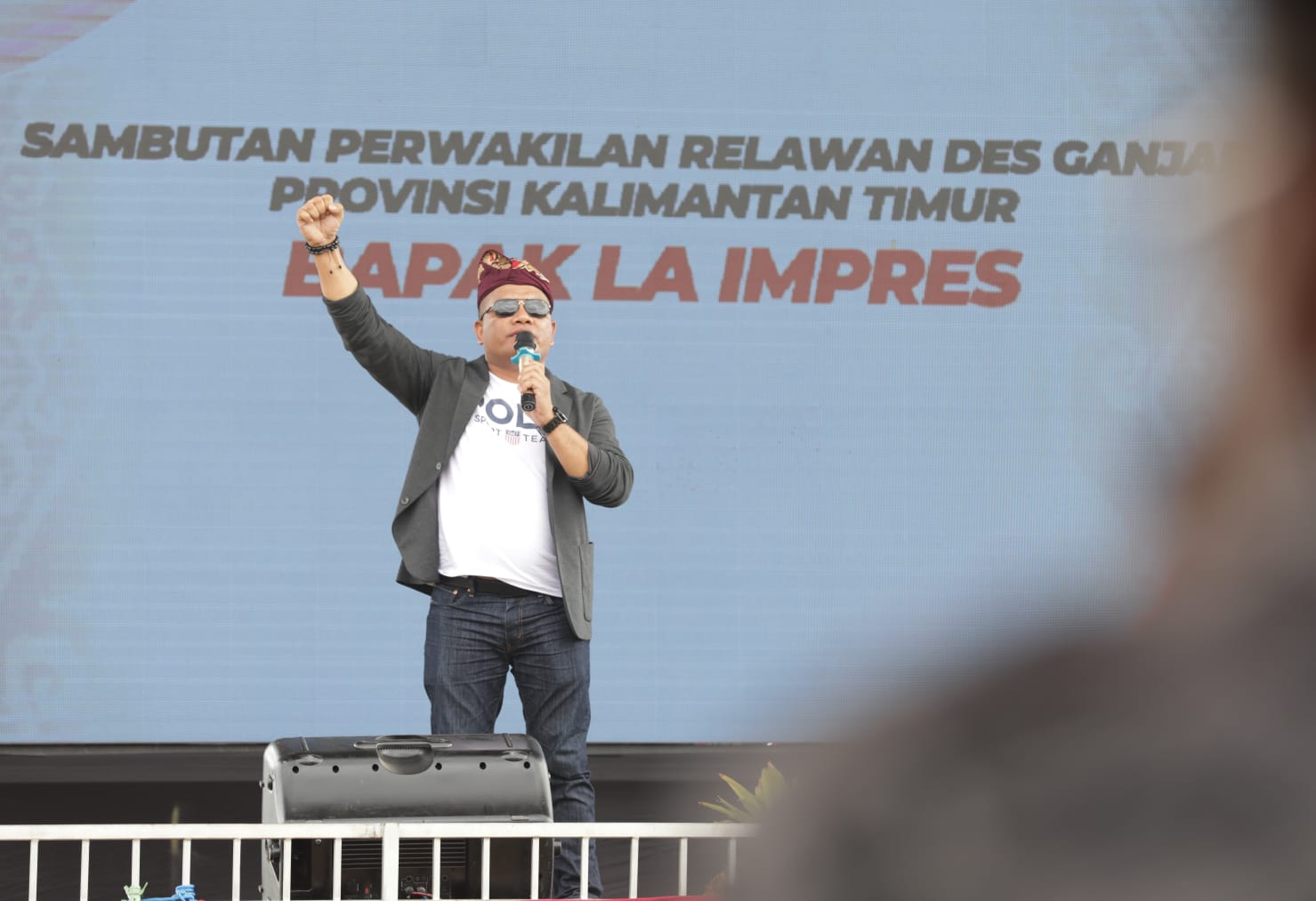  Ketua Des Ganjar Kaltim, Musmuliadi di Taman Budaya Desa Embalut, Kecamatan Tenggarong Seberang, Kabupaten Kutai Kartanegara, Kaltim, ke