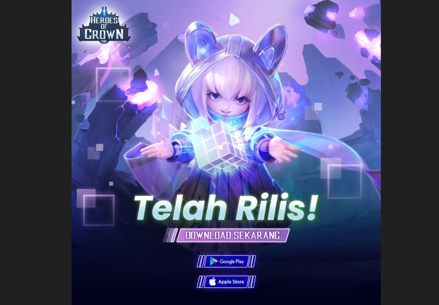 Gim Heroes of Crown Mobile Resmi Diluncurkan