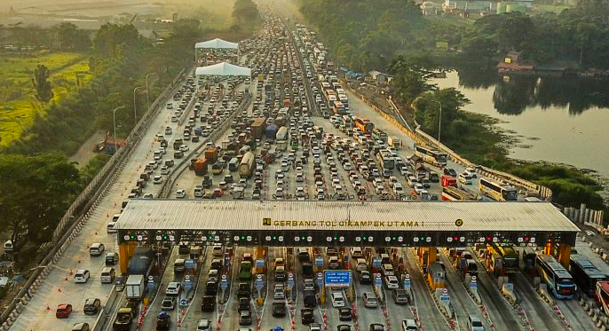 1 Juta Kendaraan Kembali ke Jabotabek, Mayoritas dari Arah Timur