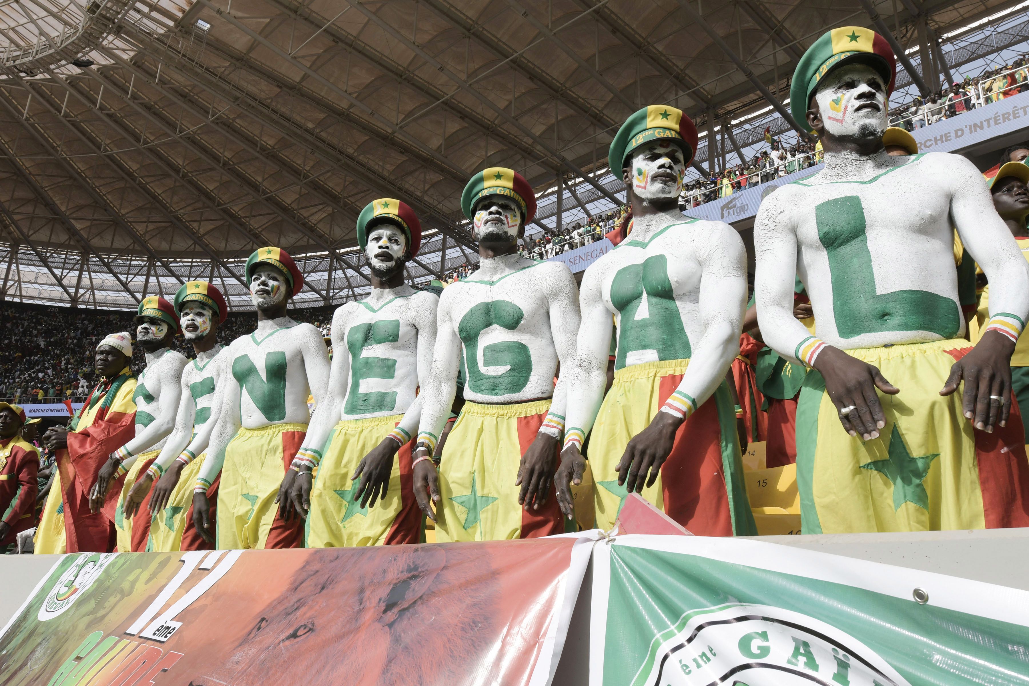 Pendukung timnas Senegal