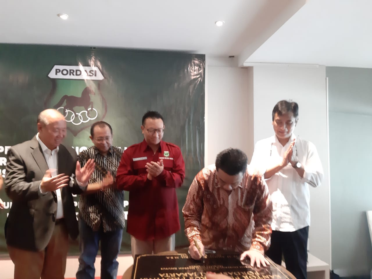 Peresmian sekretariat Pordasi DKI Jakarta.