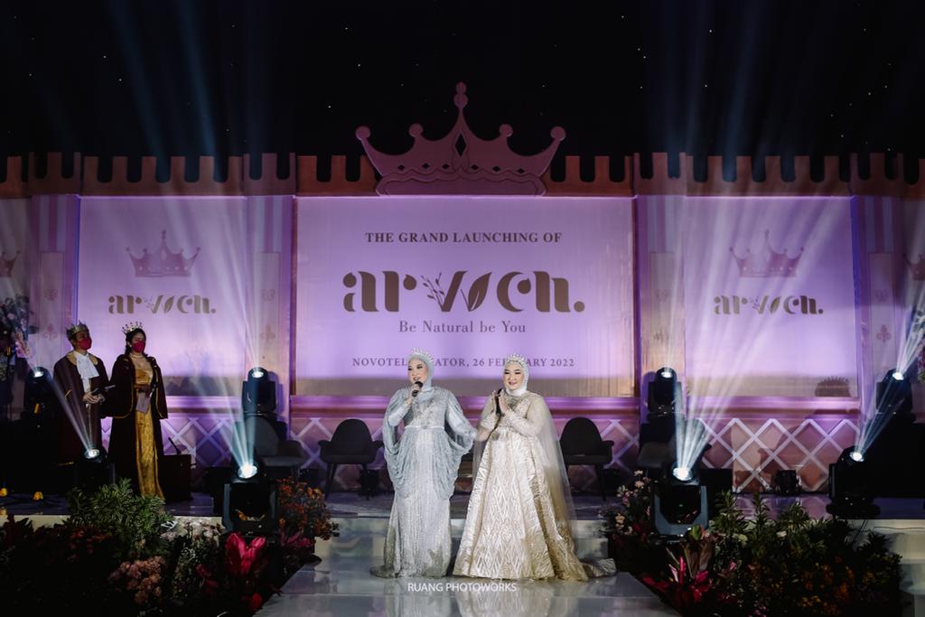 Acara  brand Arvven Kosmetik pada akhir tahun lalu.