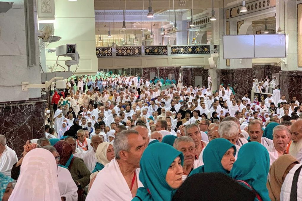 Ilustrasi Ribuan jemaah haji melakukan Sai di Mekah, Arab Saudi