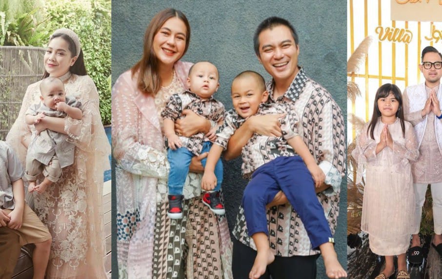 Para selebritas Tanah Air merayakan Lebaran.