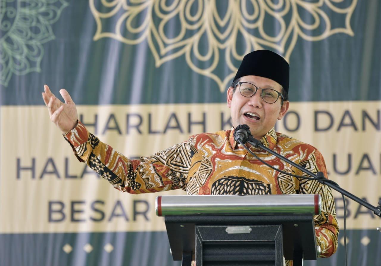 Mendes PDTT Abdul Halim Iskandar, saat meresmikan Gedung Baru RSNU Jombang pada Minggu (15/5).