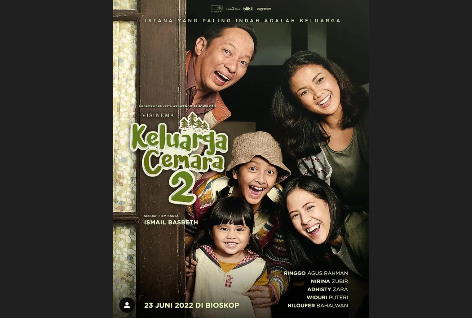 Poster film Keluarga Cemara 2