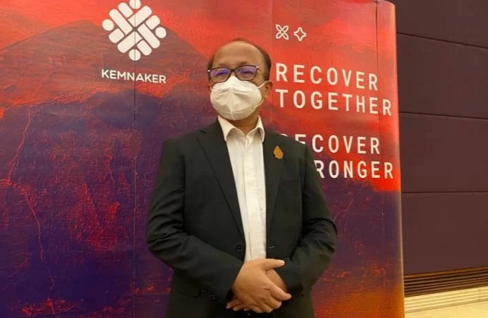 Sekjen kemenaker Anwar Sanusi