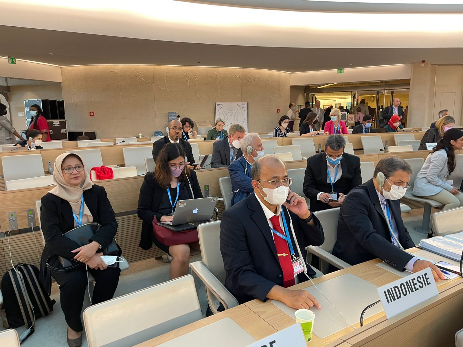 Delegasi Indonesia di WHA ke-75 di Swiss