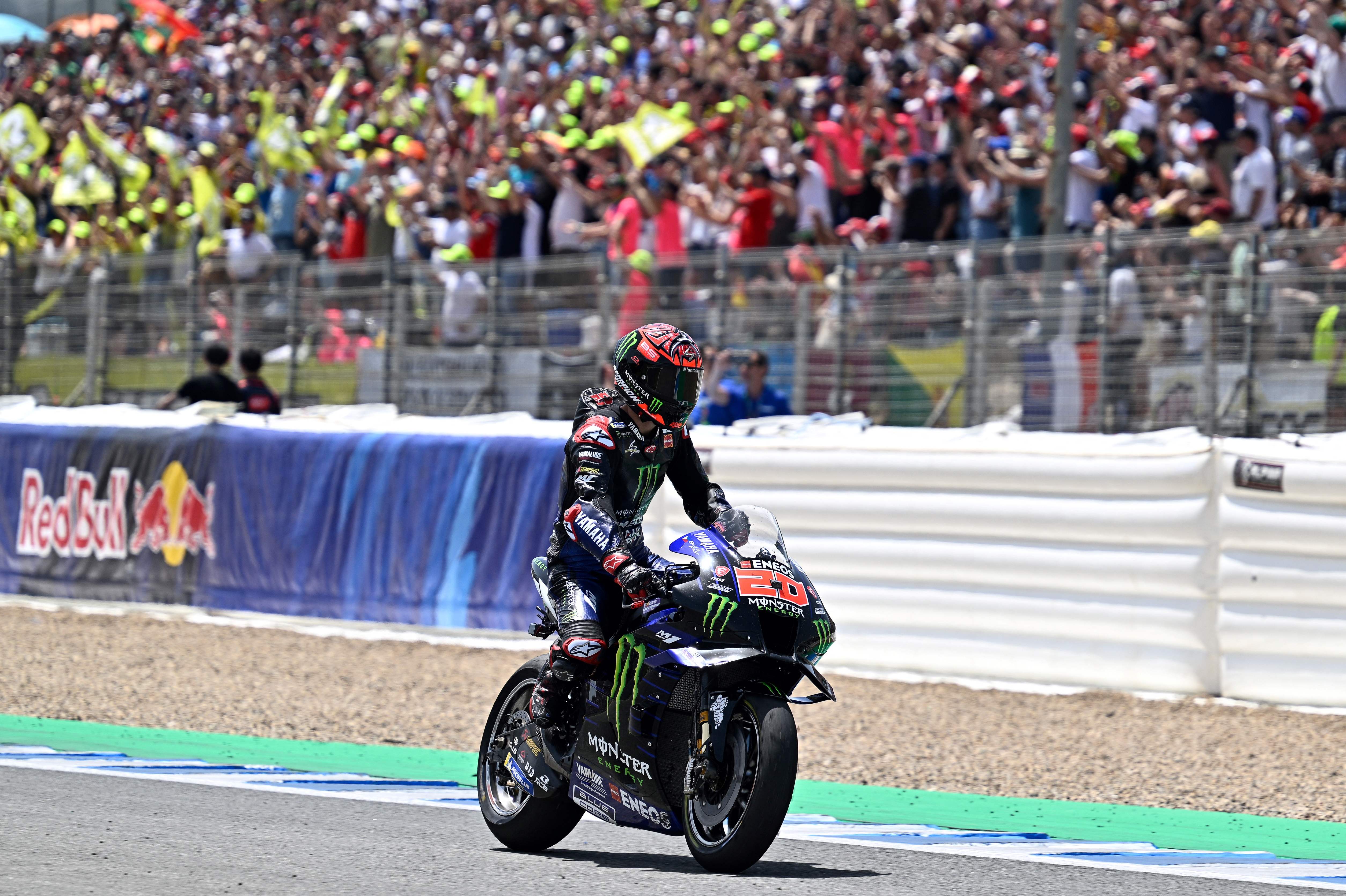 Pembalap Yamaha Fabio Quartararo