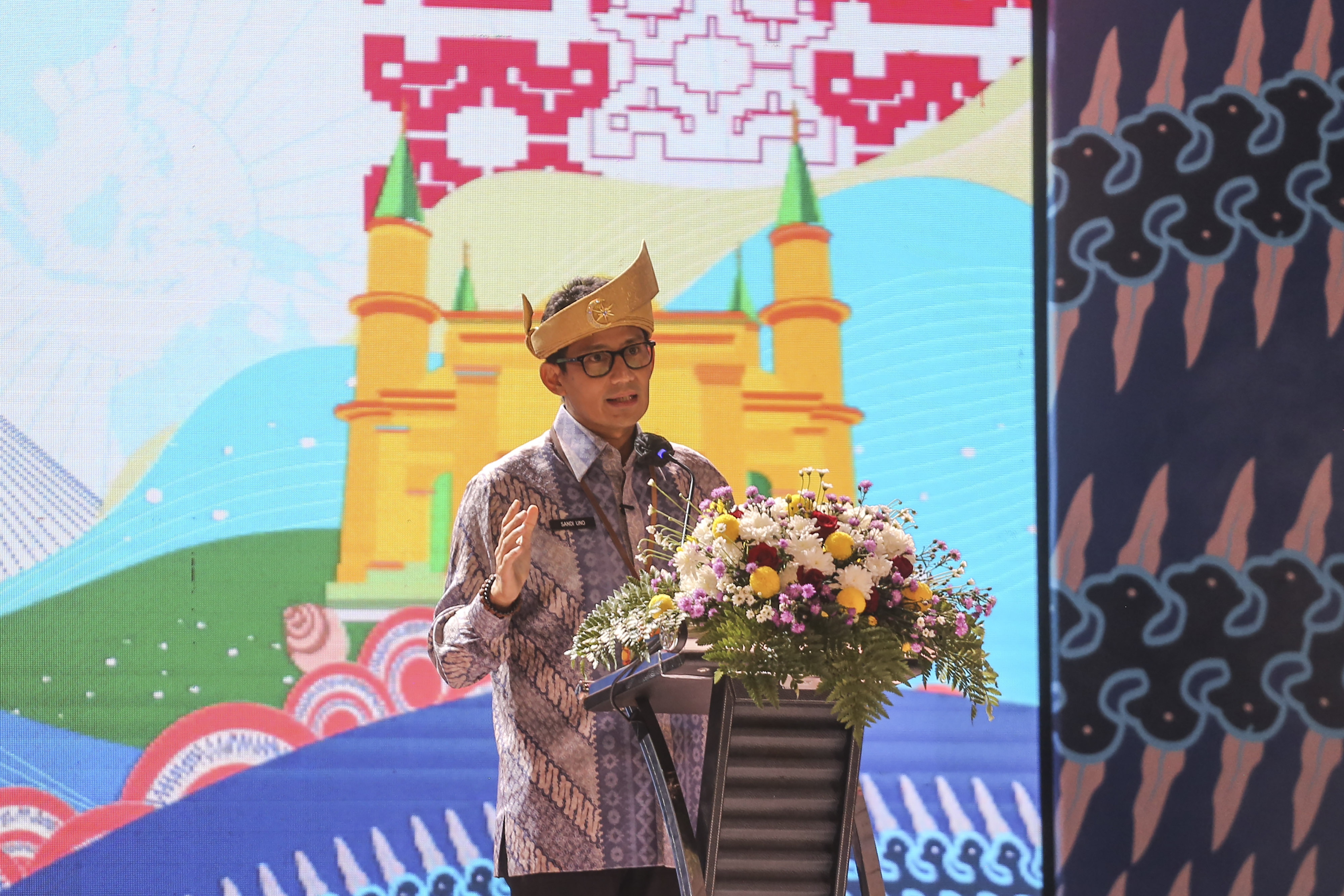 Menteri Pariwisata dan Ekonomi Kreatif Sandiaga Uno. 