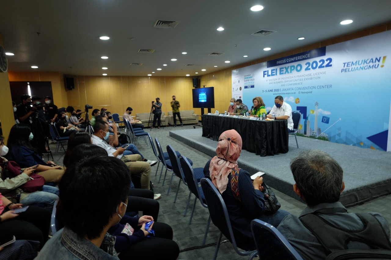 Konferensi Pers pelaksanaan Franchise & License Expo Indonesia 2022