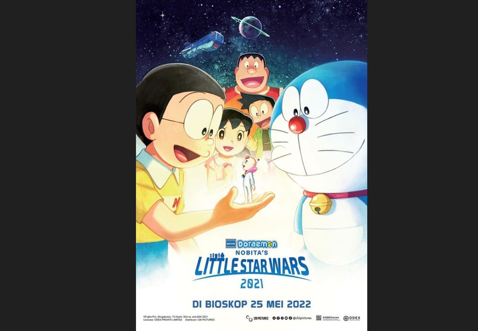 Poster film Nobita's Little Star Wars 2021