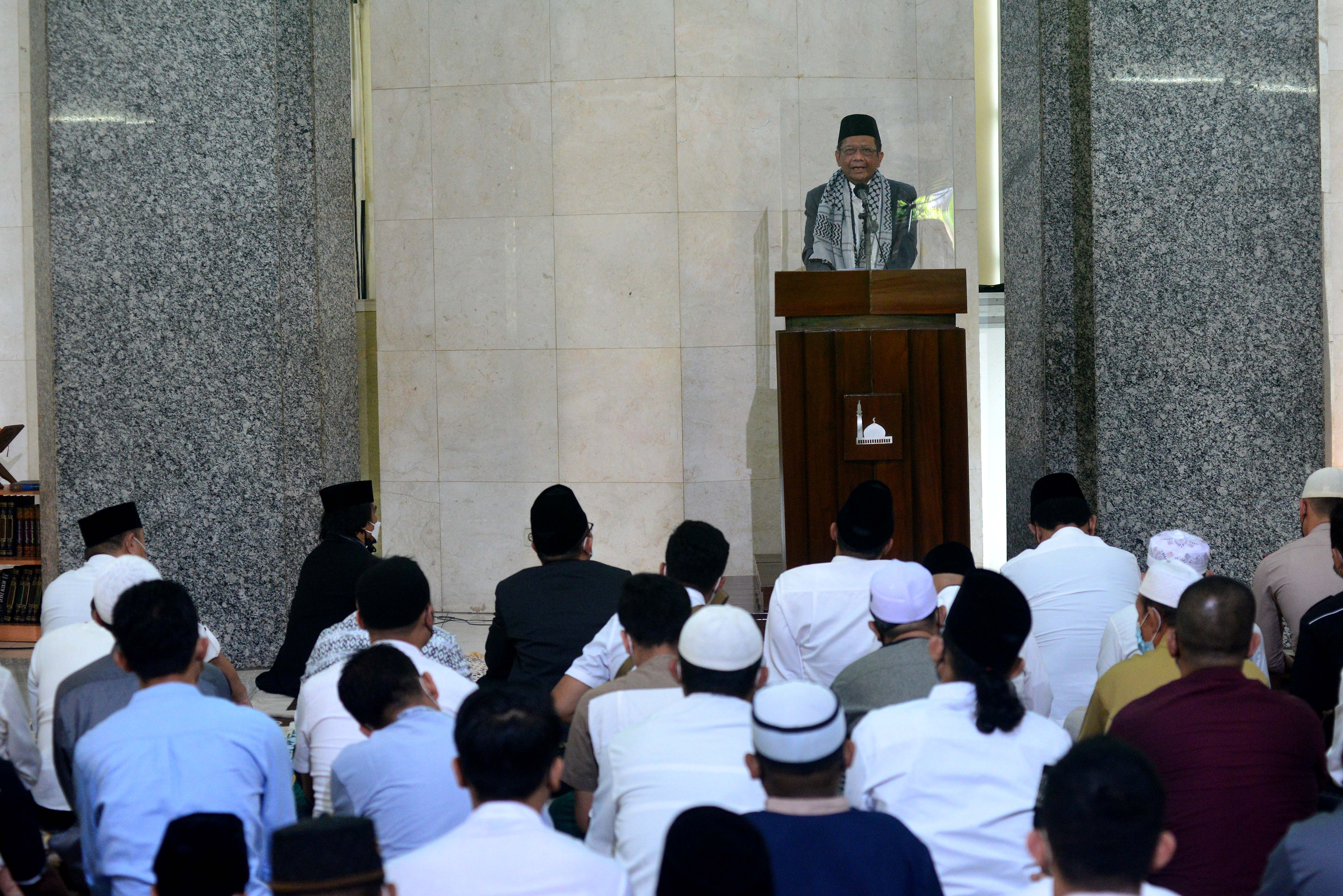 Mahfud MD Sebut Idulfitri Momentum Menyucikan Kembali NKRI