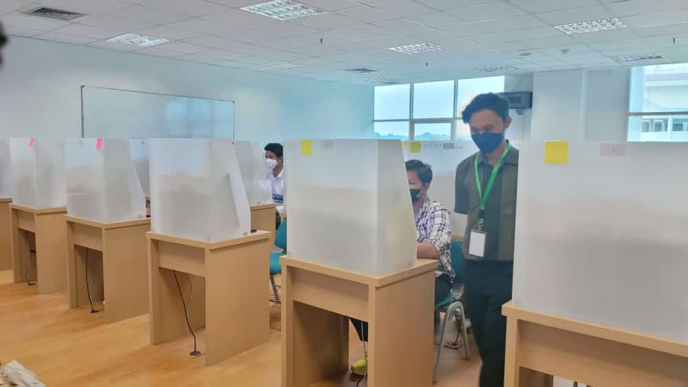 Pelaksanaan UTBK-SBMPTN di UNJ.