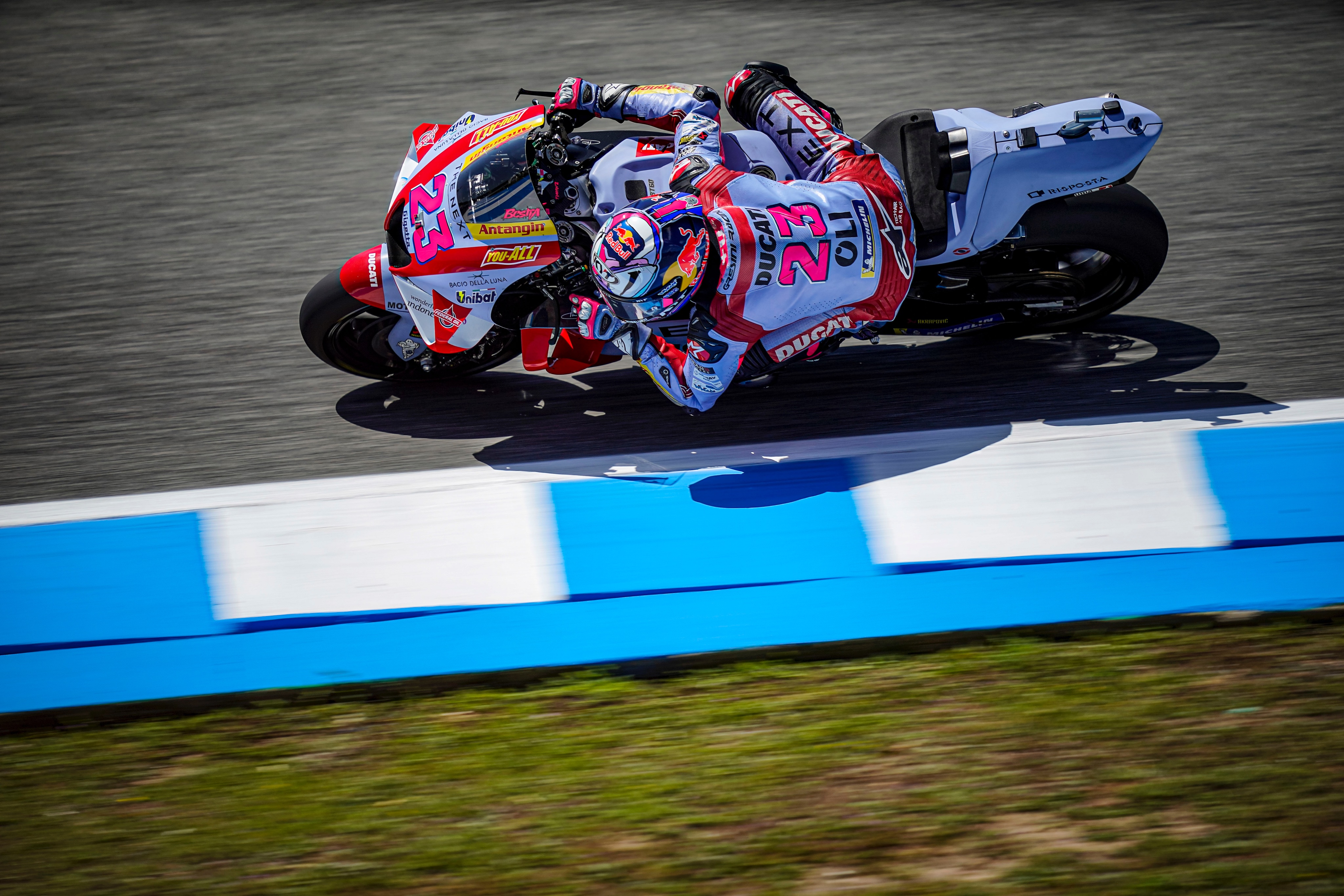 Pembalap  tim Gresini Racing Enea Bastianini 