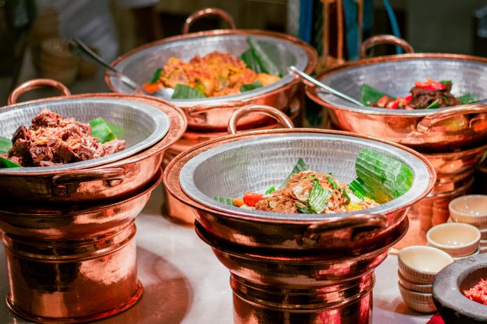 Ilustrasi hidangan Lebaran