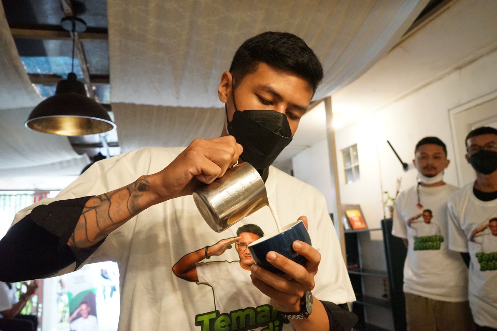 Asah Kemampuan Millennial Kota Kembang, Teman Sandi Gelar Lomba Latte Art dan Futsal