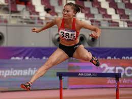 Pelari cepat dan pelari gawang Vietnam, Quach Thi Lan.