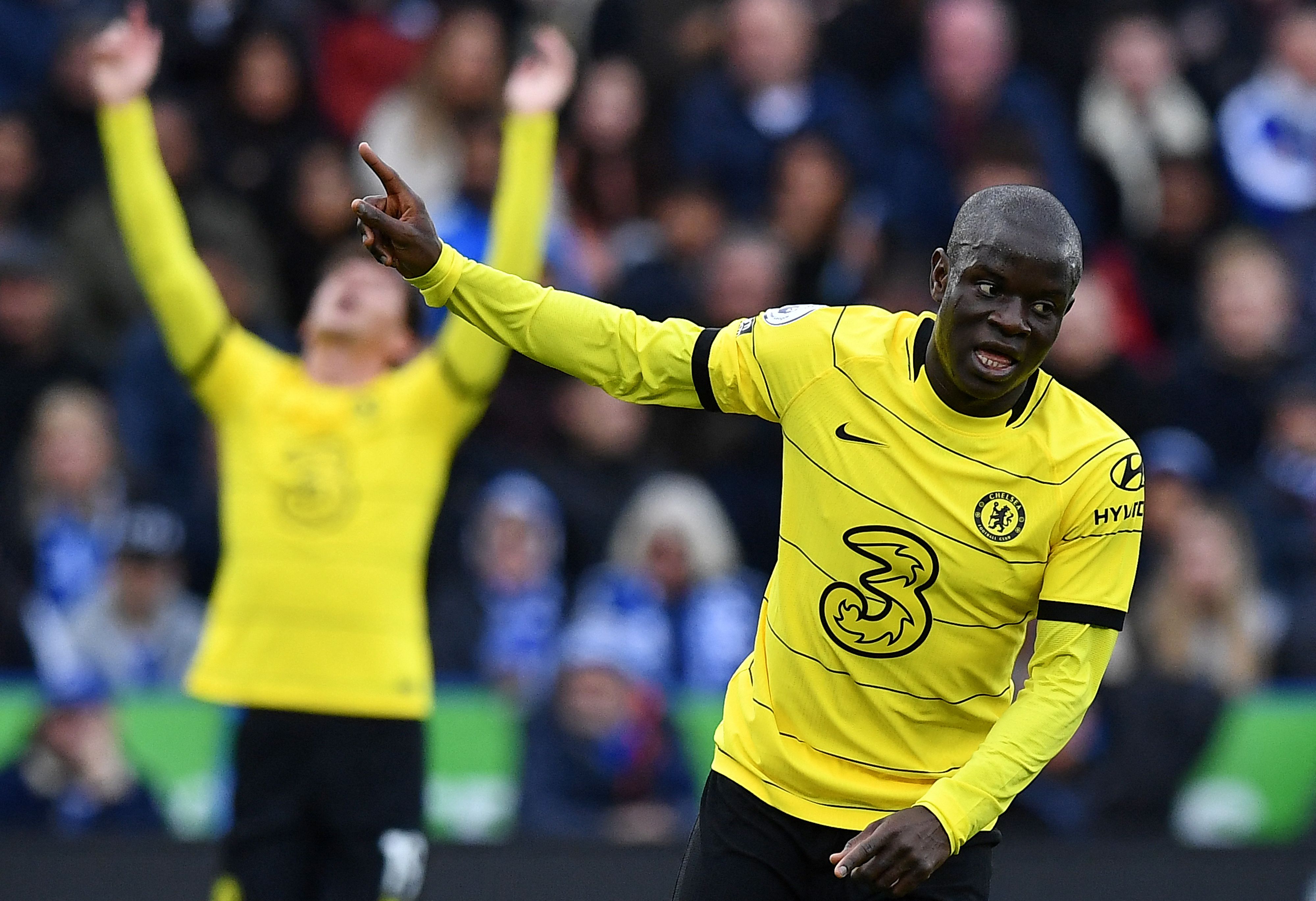 Gelandang Chlsea, N'Golo Kante. 