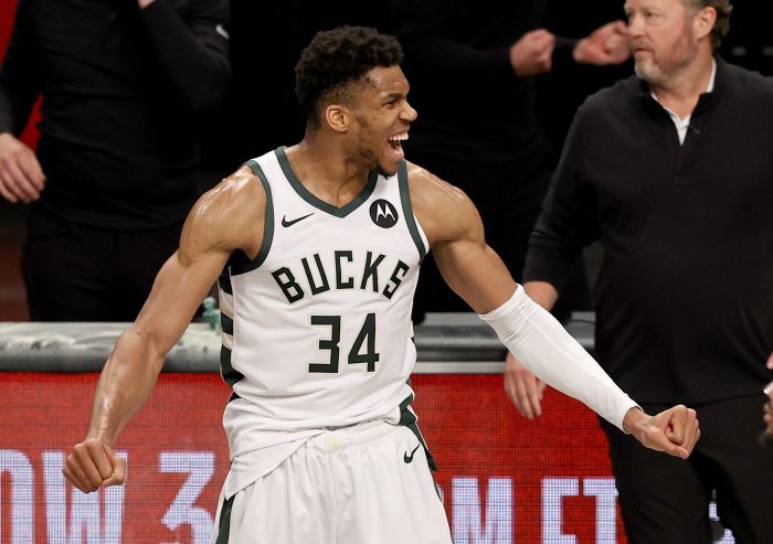 Bintang Milwaukee Bucks Giannis Antetokounmpo