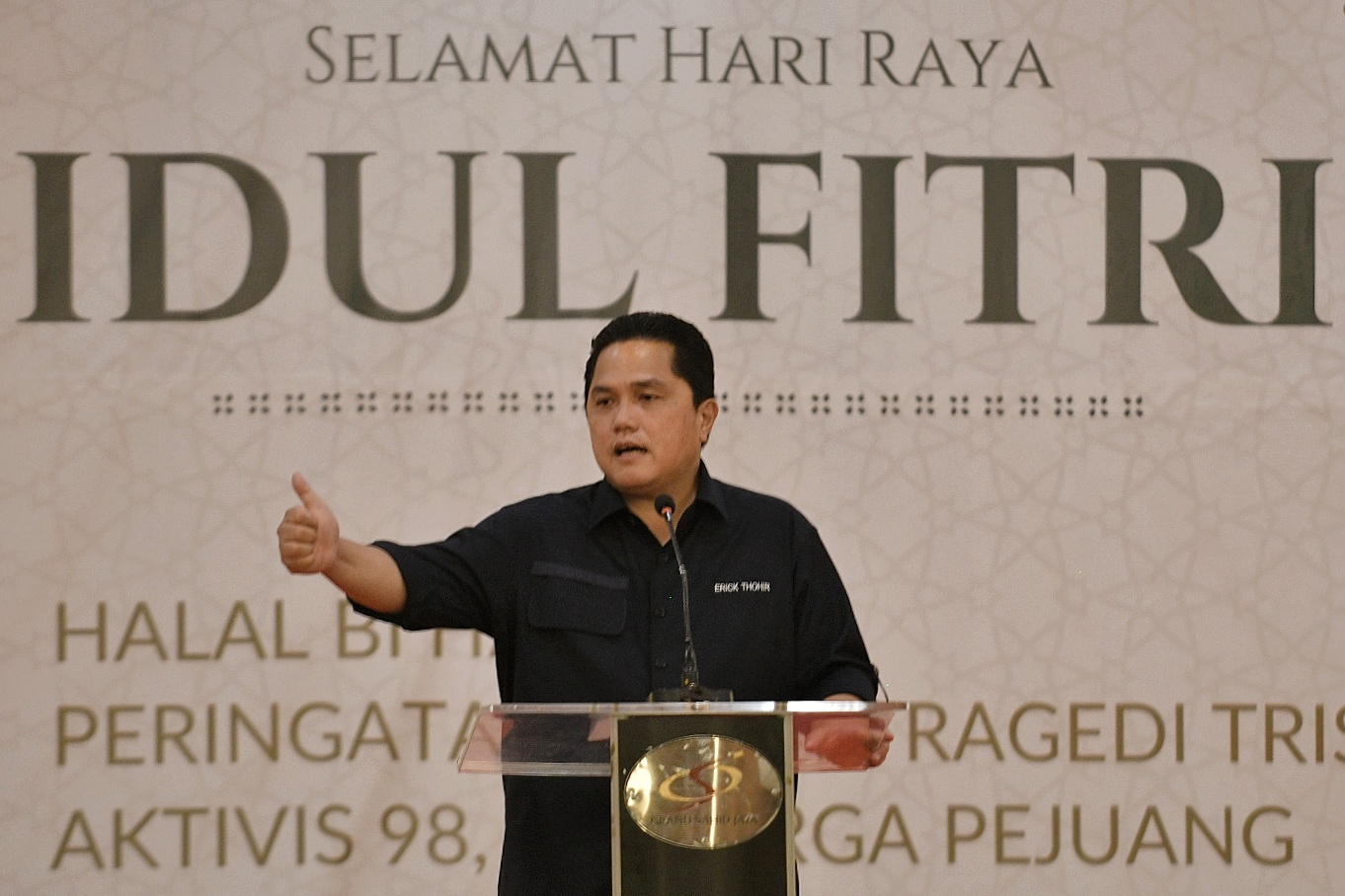 Menteri BUMN Erick Thohir 