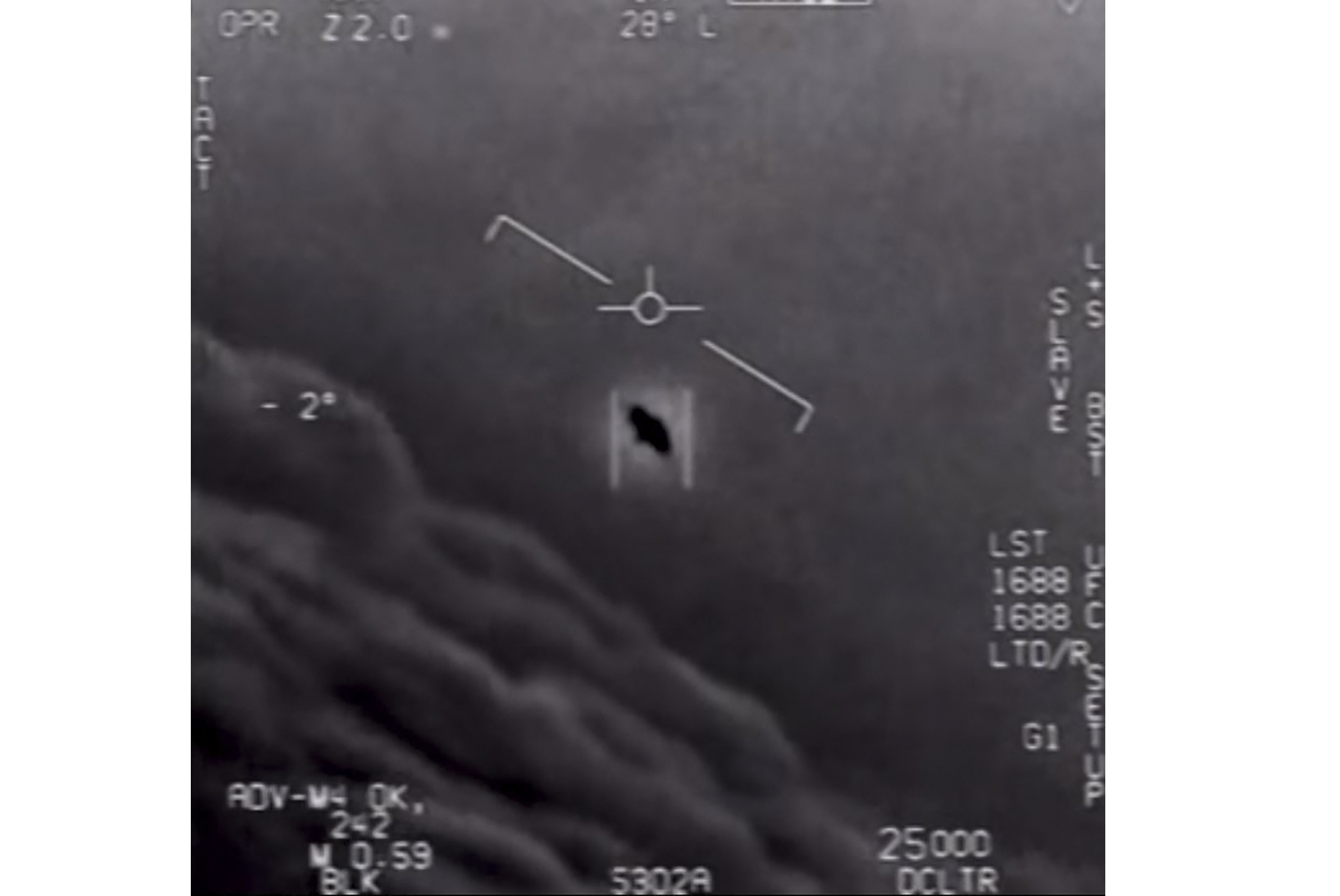 Tangkapan kamera yang diduga benda tidak dikenal terbang di langit ameria serikat pada tahun 2020