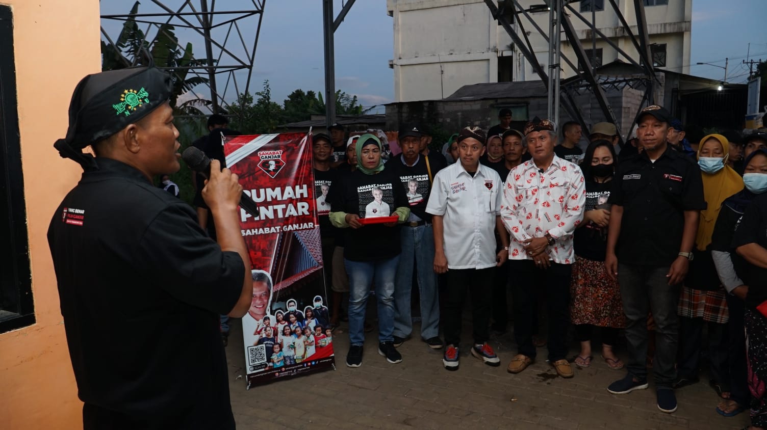 Peresmian Rumah Pintar Sahabat Ganjar di Depok, Jawa Barat