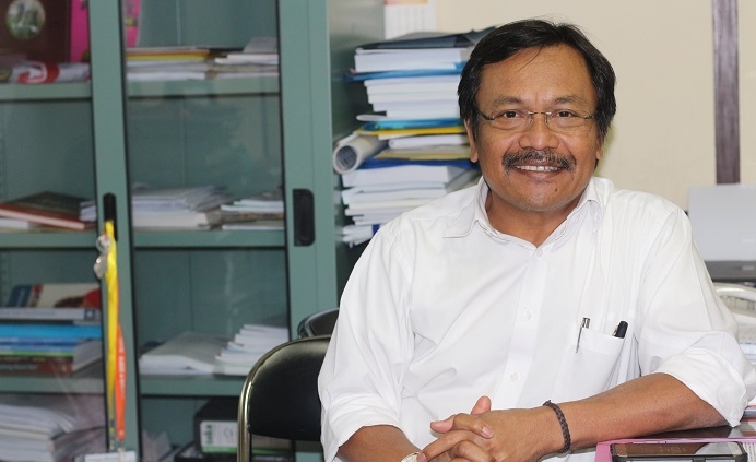 Guru Besar FKH Unair Prof Dr drh Fedik Abdul Rantam.