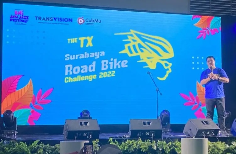 Peluncuran ajang balap sepeda TX Surabaya Roadbike Challenge 2022