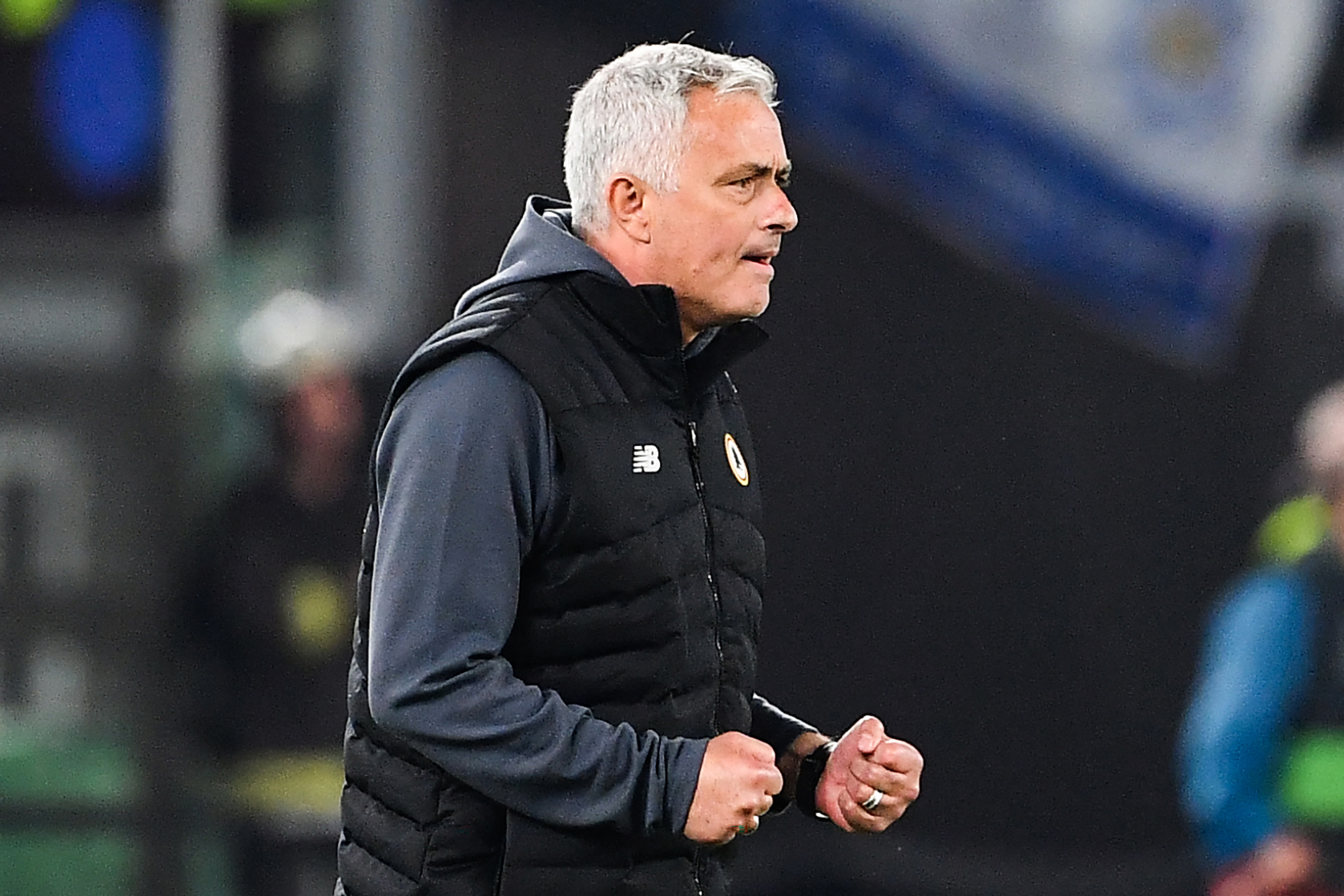 Pelatih AS Roma Jose Mourinho