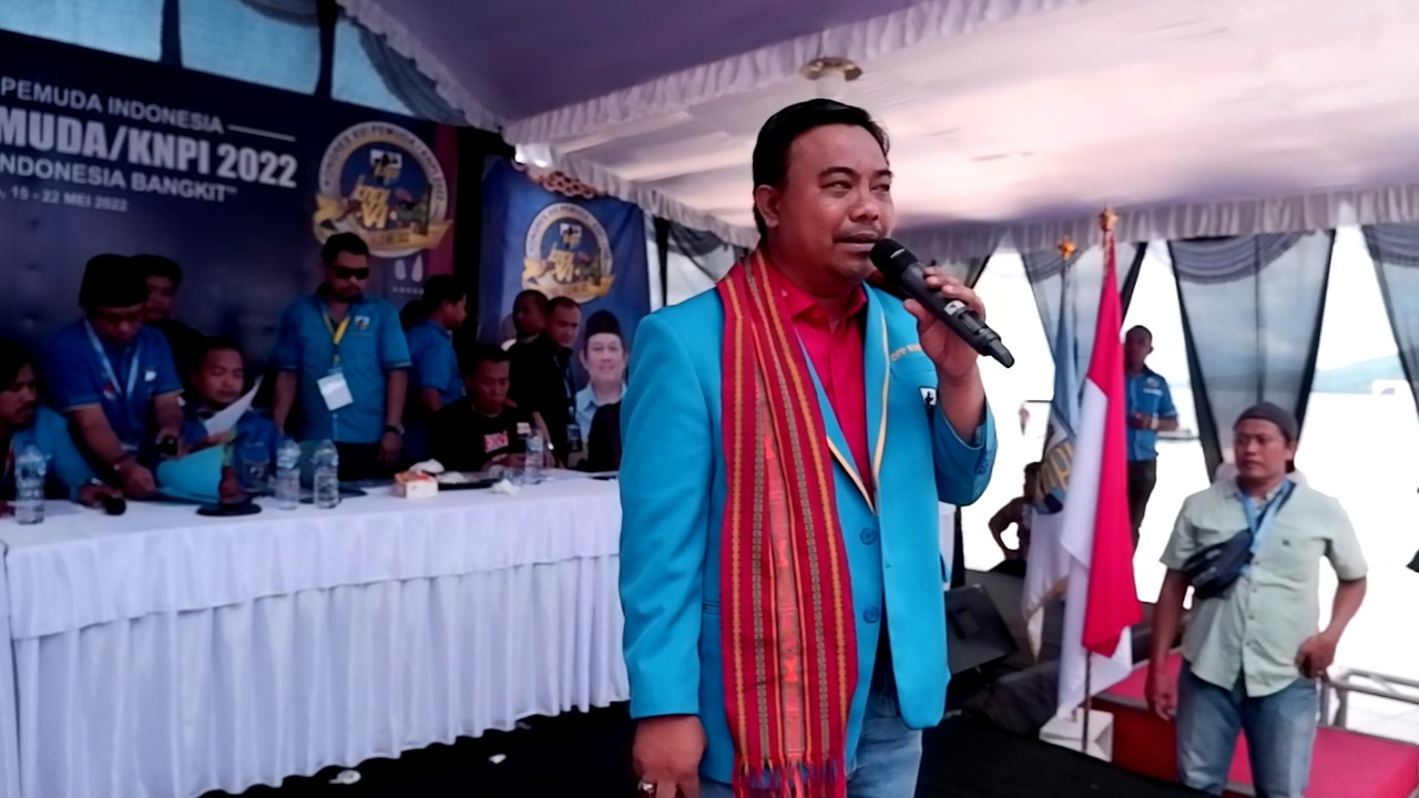  Ketua Umum terpilih DPP KNPI periode 2022-2025, Haris Pertama.