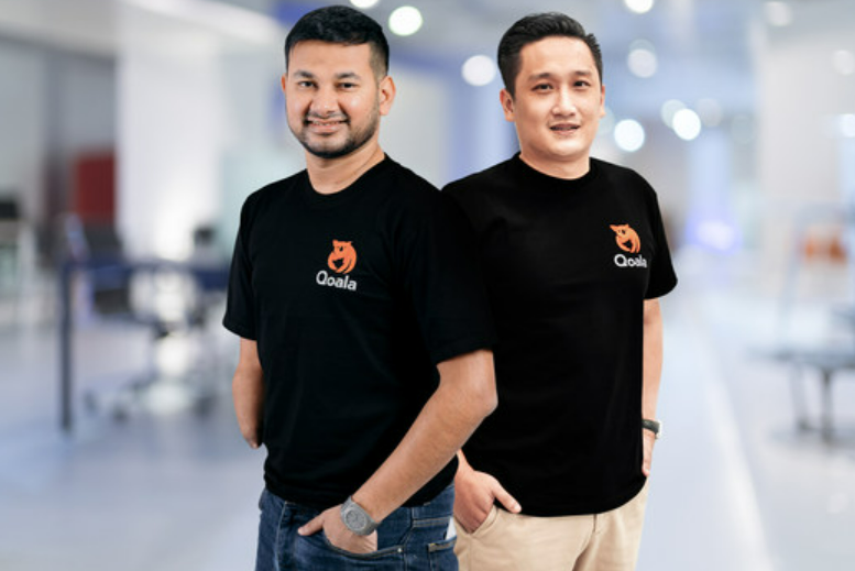 Harshet Lunani (CEO dan Founder Qoala), Tommy Martin (COO dan Co-founder Qoala).
