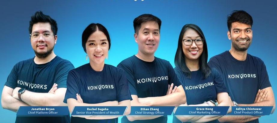  Jajaran manajemen perusahaan fintech KoinWorks.