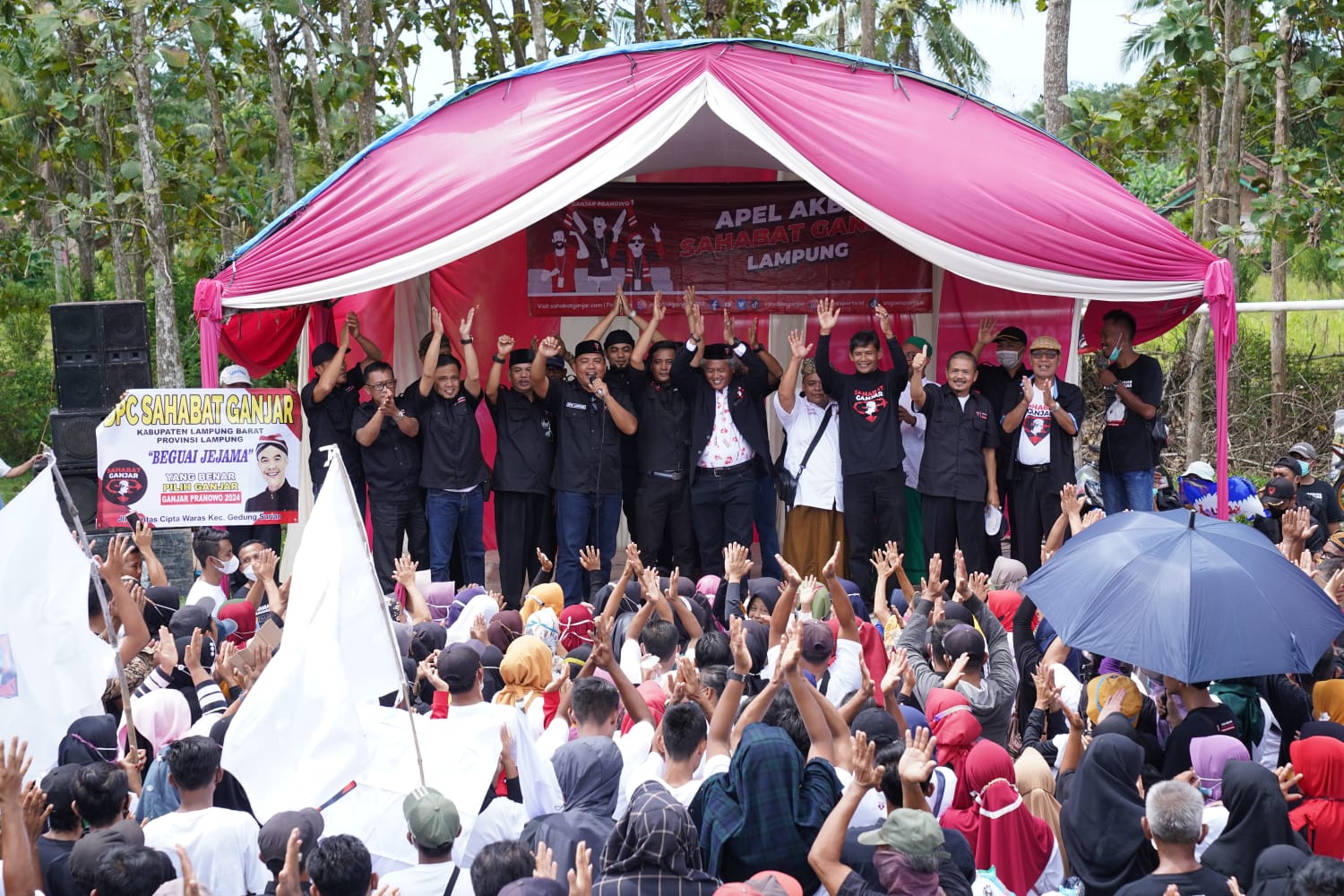 Sahabat Ganjar Lampung Gelar Apel Akbar