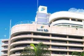 Gedung Bank BJB di Kota Bandung. Jawa Barat.